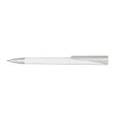 Długopis WEDGE biały/srebrny