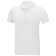 Deimos męska koszulka polo o luźnym kroju kolor biały / 4XL
