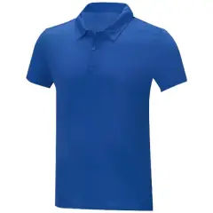 Deimos męska koszulka polo o luźnym kroju kolor niebieski / XXL