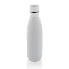 Butelka sportowa 500 ml Eureka stal nierdzewna z recyklingu kolor biały