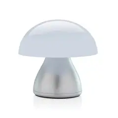 Lampka na biurko Luming plastik z recyklingu kolor szary