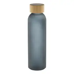 Cloody - szklana butelka sportowa -  kolor czarny